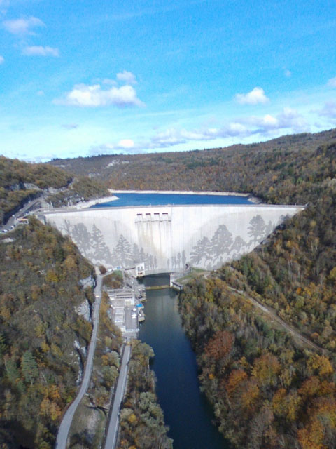 Le barrage de Vouglans