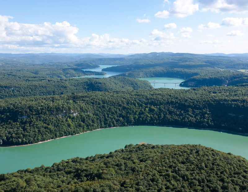 Lac de Vouglans (Jura)